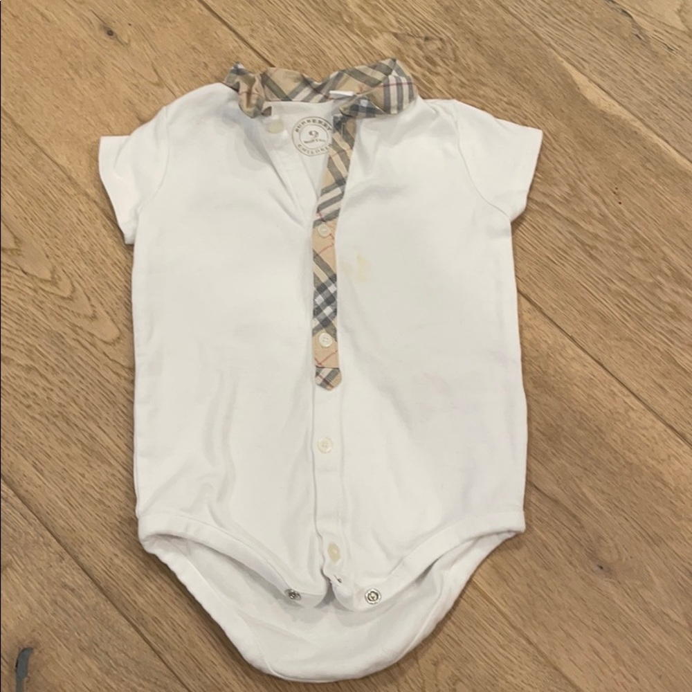 Burberry 9 Month Onesie